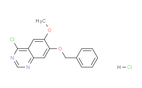 CAS No. 193001-44-4, 7-Benzyloxy-4-chloro-6-methoxy-quinazoline hydrochloride