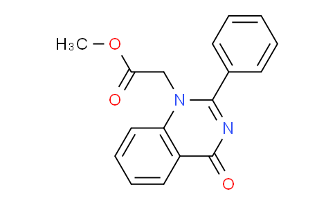 CAS No. 100559-93-1, methyl 2-(4-oxo-2-phenylquinazolin-1(4H)-yl)acetate
