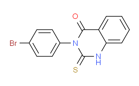 CAS No. 1028-39-3, 3-(4-Bromophenyl)-2-thioxo-2,3-dihydro-4(1H)-quinazolinone