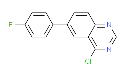 CAS No. 1003025-51-1, 4-chloro-6-(4-fluorophenyl)quinazoline