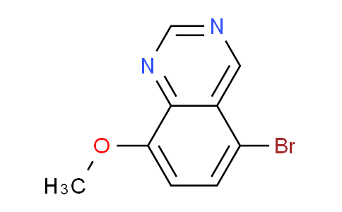 CAS No. 1219130-47-8, 5-Bromo-8-methoxyquinazoline