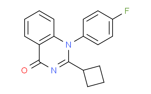 CAS No. 95216-39-0, 2-cyclobutyl-1-(4-fluorophenyl)quinazolin-4(1H)-one