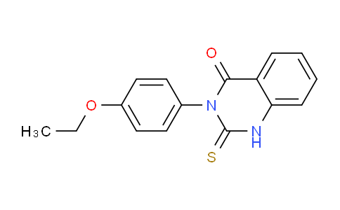 CAS No. 1035-51-4, 3-(4-Ethoxyphenyl)-2-thioxo-2,3-dihydro-4(1H)-quinazolinone