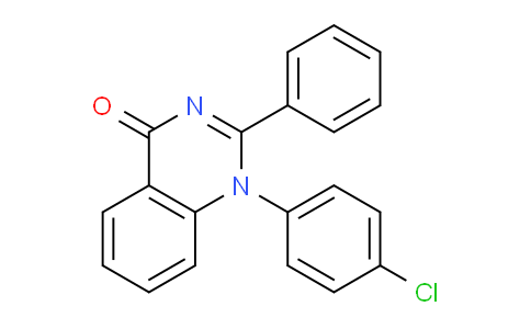 CAS No. 1098-23-3, 1-(4-chlorophenyl)-2-phenylquinazolin-4(1H)-one