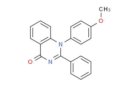 CAS No. 1099-99-6, 1-(4-methoxyphenyl)-2-phenylquinazolin-4(1H)-one