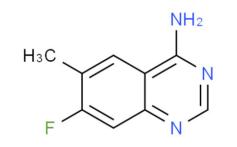 CAS No. 1126424-26-7, 7-fluoro-6-methylquinazolin-4-amine