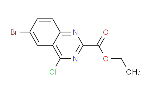 CAS No. 1159976-38-1, ethyl 6-bromo-4-chloroquinazoline-2-carboxylate