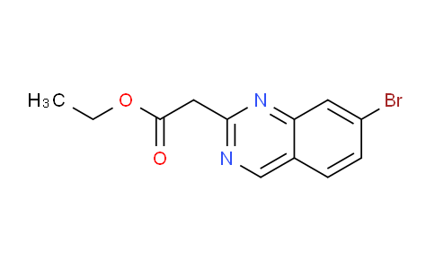 CAS No. 1159812-67-5, Ethyl 2-(7-bromoquinazolin-2-yl)acetate