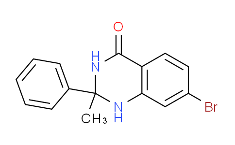 CAS No. 1260811-90-2, 7-bromo-2-methyl-2-phenyl-2,3-dihydroquinazolin-4(1H)-one