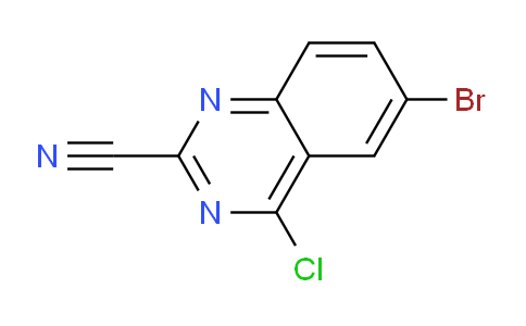 CAS No. 1260764-89-3, 6-bromo-4-chloroquinazoline-2-carbonitrile