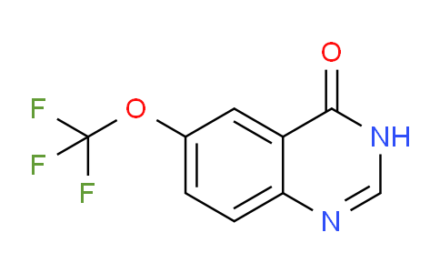 CAS No. 179246-09-4, 6-(trifluoromethoxy)quinazolin-4(3H)-one