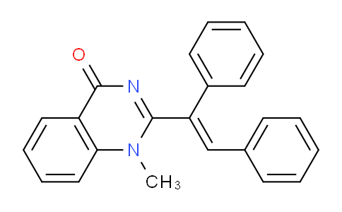 CAS No. 73043-89-7, (E)-2-(1,2-diphenylvinyl)-1-methylquinazolin-4(1H)-one