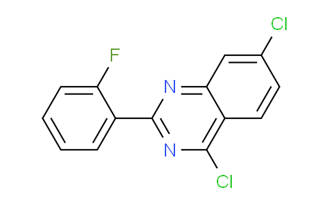 CAS No. 885277-55-4, 4,7-Dichloro-2-(2-fluoro-phenyl)-quinazoline
