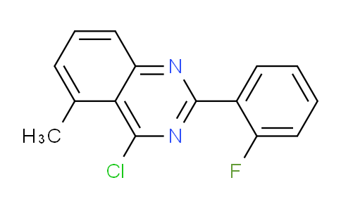 885277-61-2 | 4-Chloro-2-(2-fluoro-phenyl)-5-methyl-quinazoline