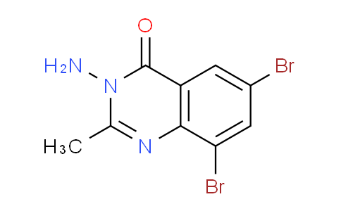 CAS No. 89258-53-7, 3-amino-6,8-dibromo-2-methylquinazolin-4(3H)-one