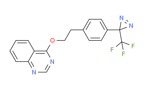 CAS No. 173219-33-5, 4-(4-(3-(trifluoromethyl)-3H-diazirin-3-yl)phenethoxy)quinazoline