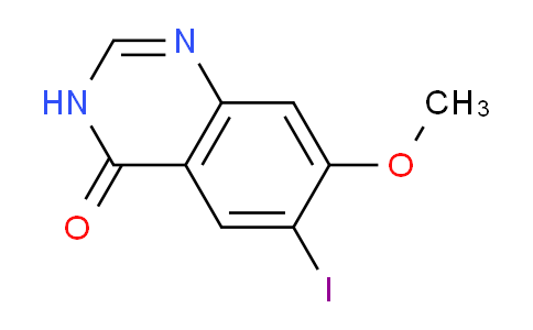 CAS No. 206190-25-2, 6-iodo-7-methoxyquinazolin-4(3H)-one