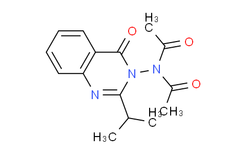 CAS No. 178244-37-6, N-acetyl-N-(2-isopropyl-4-oxoquinazolin-3(4H)-yl)acetamide