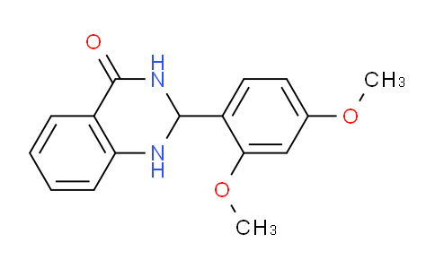 CAS No. 108367-37-9, 2-(2,4-Dimethoxyphenyl)-2,3-dihydroquinazolin-4(1H)-one