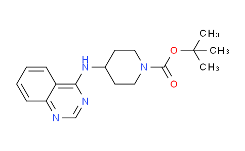CAS No. 1099027-20-9, tert-Butyl 4-(quinazolin-4-ylamino)piperidine-1-carboxylate