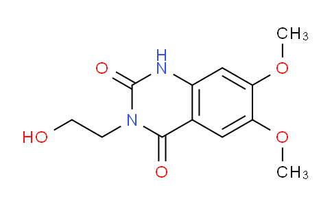 CAS No. 110231-25-9, 3-(2-Hydroxyethyl)-6,7-dimethoxyquinazoline-2,4(1H,3H)-dione