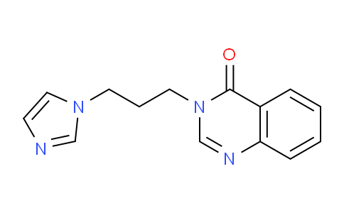 CAS No. 110552-32-4, 3-(3-(1H-Imidazol-1-yl)propyl)quinazolin-4(3H)-one