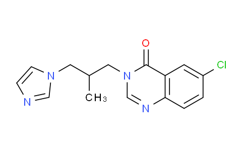 CAS No. 110552-41-5, 3-(3-(1H-Imidazol-1-yl)-2-methylpropyl)-6-chloroquinazolin-4(3H)-one