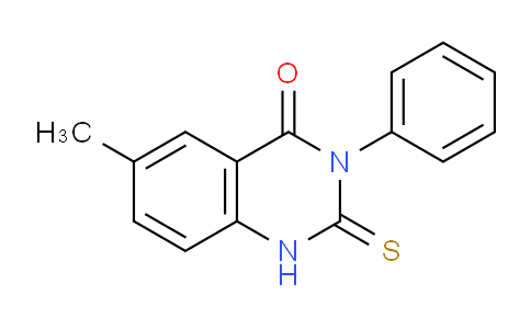 CAS No. 113269-15-1, 6-Methyl-3-phenyl-2-thioxo-2,3-dihydroquinazolin-4(1H)-one