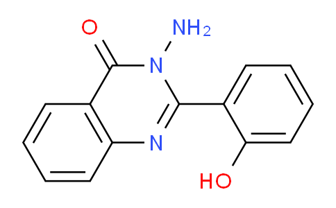 CAS No. 113368-08-4, 3-Amino-2-(2-hydroxyphenyl)quinazolin-4(3H)-one