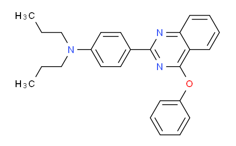 CAS No. 114246-51-4, 4-(4-Phenoxyquinazolin-2-yl)-N,N-dipropylaniline