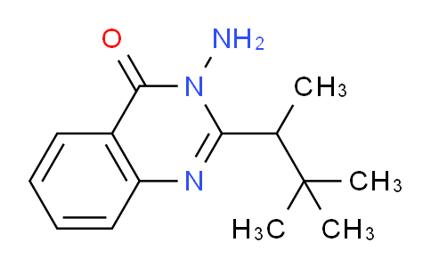 CAS No. 116065-10-2, 3-Amino-2-(3,3-dimethylbutan-2-yl)quinazolin-4(3H)-one
