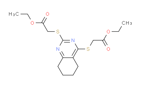 CAS No. 1165-85-1, Diethyl 2,2'-((5,6,7,8-tetrahydroquinazoline-2,4-diyl)bis(sulfanediyl))diacetate