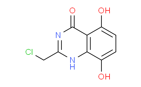 CAS No. 117498-06-3, 2-(Chloromethyl)-5,8-dihydroxyquinazolin-4(1H)-one