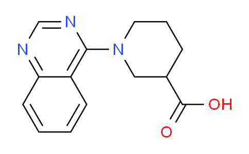 CAS No. 1184535-87-2, 1-(Quinazolin-4-yl)piperidine-3-carboxylic acid