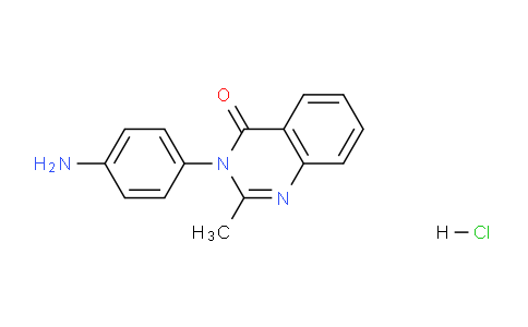 CAS No. 1185300-40-6, 3-(4-Aminophenyl)-2-methylquinazolin-4(3H)-one hydrochloride