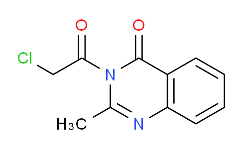 CAS No. 119458-03-6, 3-(2-Chloroacetyl)-2-methylquinazolin-4(3H)-one
