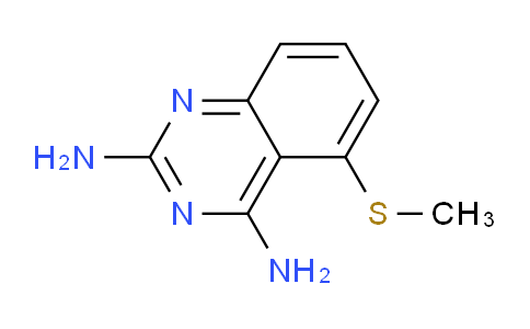 CAS No. 119584-80-4, 5-(Methylthio)quinazoline-2,4-diamine