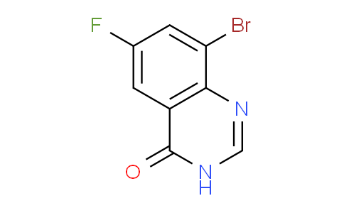CAS No. 1204101-90-5, 8-Bromo-6-fluoroquinazolin-4(3H)-one