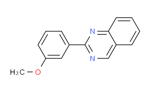 CAS No. 1208259-21-5, 2-(3-Methoxyphenyl)quinazoline