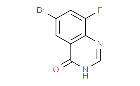 CAS No. 1209498-47-4, 6-Bromo-8-fluoroquinazolin-4(3H)-one