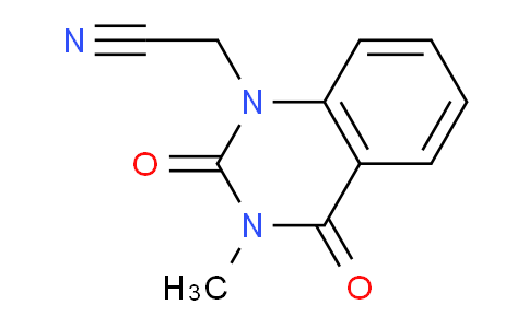 CAS No. 1211484-07-9, 2-(3-Methyl-2,4-dioxo-3,4-dihydroquinazolin-1(2H)-yl)acetonitrile