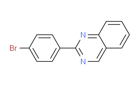 CAS No. 1222094-28-1, 2-(4-Bromophenyl)quinazoline