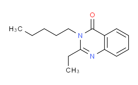 CAS No. 122229-01-0, 2-Ethyl-3-pentylquinazolin-4(3H)-one