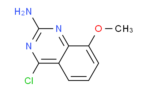 CAS No. 124309-87-1, 4-Chloro-8-methoxyquinazolin-2-amine