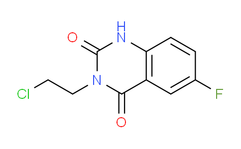 CAS No. 1246061-38-0, 3-(2-Chloroethyl)-6-fluoroquinazoline-2,4(1H,3H)-dione