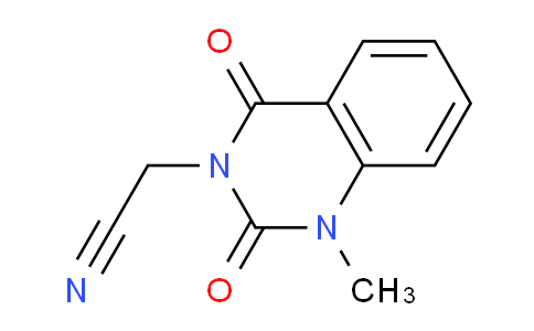 CAS No. 1246652-53-8, 2-(1-Methyl-2,4-dioxo-1,2-dihydroquinazolin-3(4H)-yl)acetonitrile
