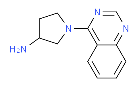 CAS No. 1250510-67-8, 1-(Quinazolin-4-yl)pyrrolidin-3-amine