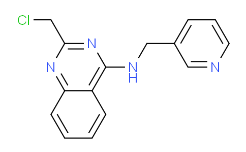 CAS No. 1255147-54-6, 2-(Chloromethyl)-N-(pyridin-3-ylmethyl)quinazolin-4-amine