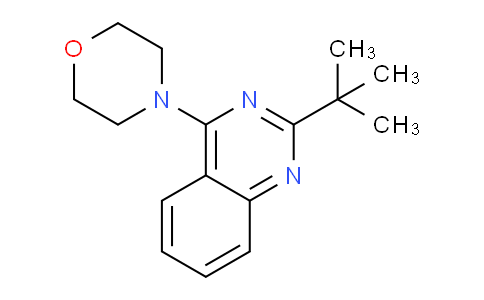 CAS No. 1256556-22-5, 4-(2-(tert-Butyl)quinazolin-4-yl)morpholine