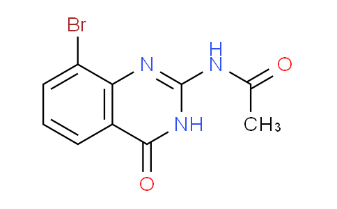 CAS No. 1258630-87-3, N-(8-Bromo-4-oxo-3,4-dihydroquinazolin-2-yl)acetamide